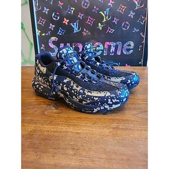 Nike Cav Empt x Air Max 95 Blackened Blue Women's Size 13 Shoes AV0765-400 - Picture 1 of 14